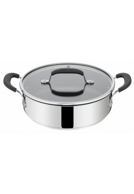 Tefal Сотейник з кришкою Jamie Oliver Home Cook, 24см, нержавіюча сталь, силікон