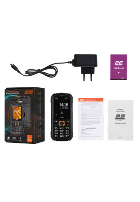 2E Мобільний телефон R240 2024 2.4" 2SIM, 1800мА•год, чорний