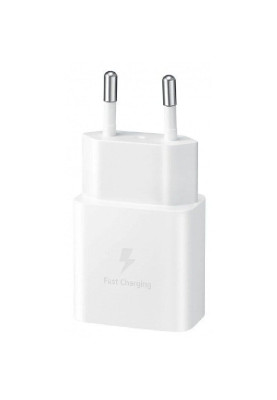 Samsung Зарядний пристрій мережевий 15Вт USB-С, білий