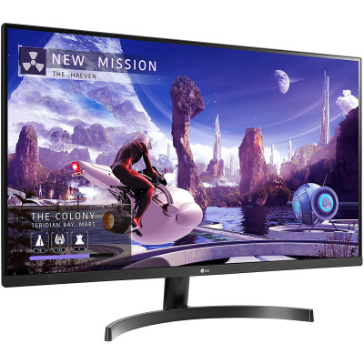 LG Монітор 27` 27QN600-B 2xHDMI, DP, IPS, 2560x1440, 99%sRGB, FreeSync, HDR10