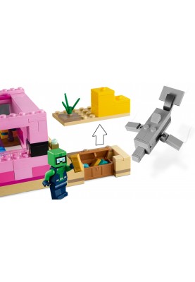 LEGO Конструктор Minecraft Дім-Аксолотль