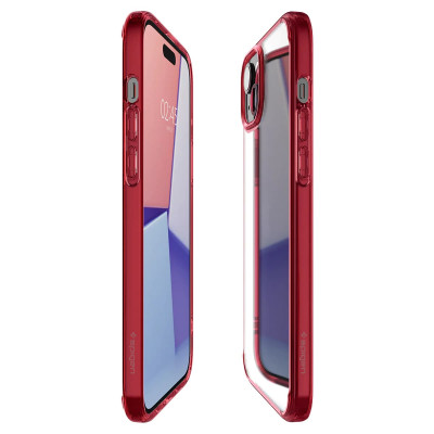 Spigen Чохол для Apple iPhone 15 Ultra Hybrid, Red Crystal