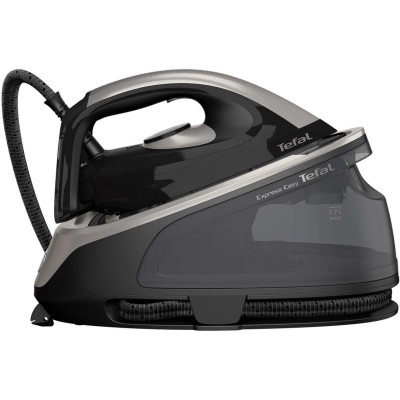 Tefal Праска-парогенератор Express Easy, 2400Вт, 1700мл, паровий удар -380гр, постійна пара - 120гр, керам. підошва, чорно-сірий