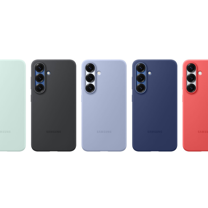 Samsung Чохол для Galaxy S25 (S931), Silicone Case, червоний