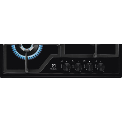 Electrolux Варильна поверхня Electrolux газова, 60см, чавун, чорний