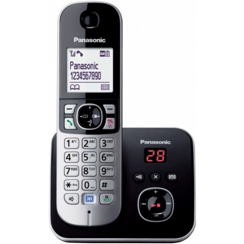 Panasonic Радіотелефон DECT KX-TG6821UAB Black