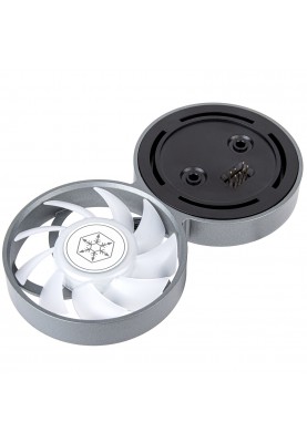 SilverStone Комплект вентиляторів для системи рідинного оxолодження IceMyst IMF70-ARGB, 70мм, 2800rpm, 4pin, 28.2dBa, чорний