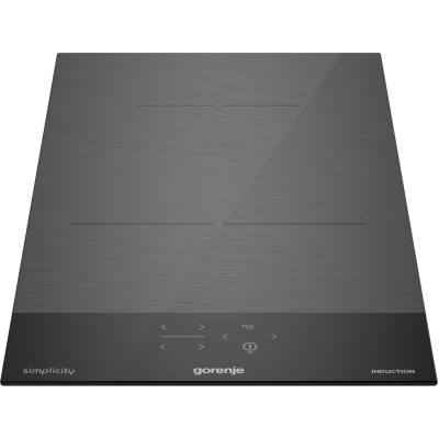 Gorenje Варильна поверхня індукційна, 30см, Доміно, PowerBoost, поєднання конфорок, чорний