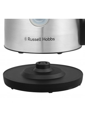 Russell Hobbs Електрочайник Heaton, 1.7л, нержавіюча сталь, сріблясто-чорний