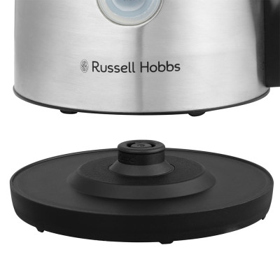 Russell Hobbs Електрочайник Heaton, 1.7л, нержавіюча сталь, сріблясто-чорний