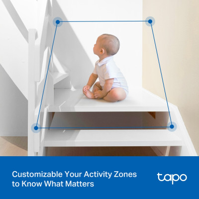 TP-Link IP-Камера Tapo C216 3MP N300 microSD motion detection. зовнішня/внутрішня, AI