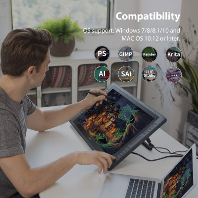 Huion Графічний монітор Huion Kamvas Pro 20