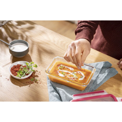 Tefal Форма універсальна з кришкою MASTERSEAL GLASS7 700 мл, скло