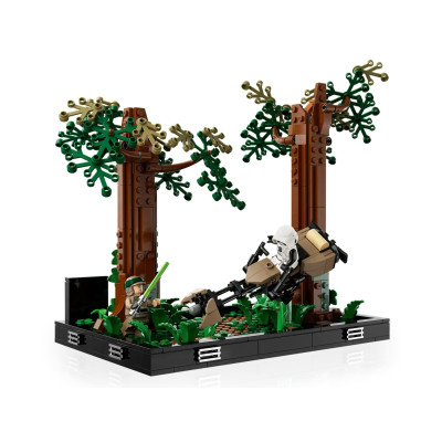 LEGO Конструктор Star Wars Діорама «Погоня на спідері на Ендорі»