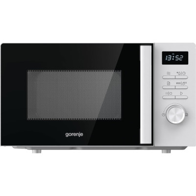 Gorenje Мікрохвильова піч, 20л, електр. керув., 800Вт, дисплей, білий