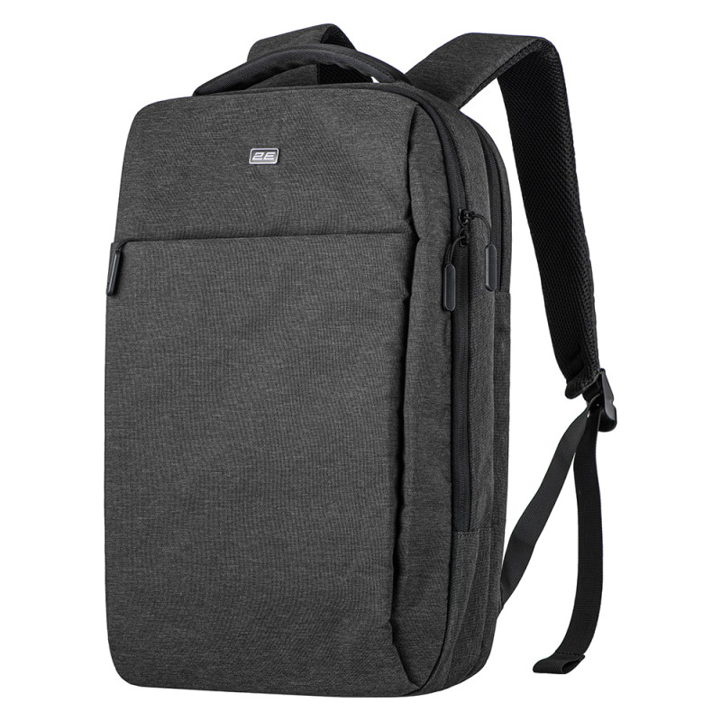 2E Рюкзак, Melange 16", чорний
