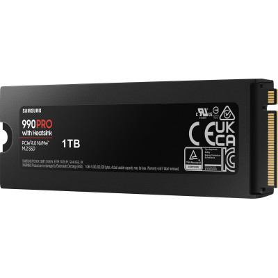 Samsung Накопичувач SSD M.2 1TB PCIe 4.0 990PRO + радіатор