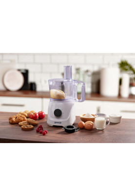 Gorenje Кухонная машина 800Вт, чаша-пластик, корпус-метал/пластик, насадок-6, білий