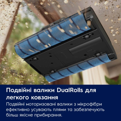 Electrolux Пилосос Electrolux бездротовий, вологе прибирання, конт пилок -0.57л, вода -0.65л, автон. робота до 80хв, вага-7.09кг, 2в1, синій Electrolux Пилосос Electrolux бездротовий, вологе прибирання, конт пилок -0.57л, вода -0.65л, автон. робота до 80хв, вага-7.09кг, 2в1, синій