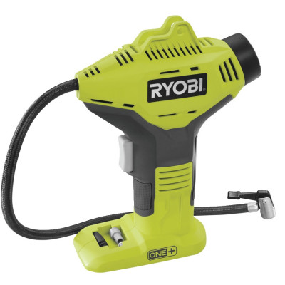 Ryobi Компресор акумуляторний ONE + R18PI-0, 10.3бар / 150PSI, 16л / хв, solo (без АКБ і ЗУ)