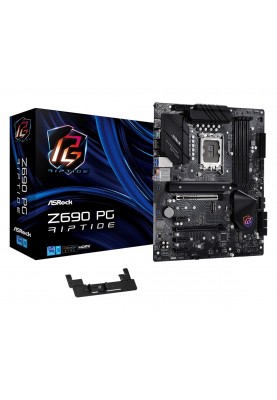 ASRock Материнська плата Z690 PG RIPTIDE s1700 Z690 4xDDR4 M.2 HDMI DP ATX