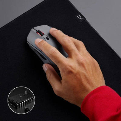 HyperX Миша Pulsefire Haste 2 Pro, RGB, USB-A/WL/BT, чорний