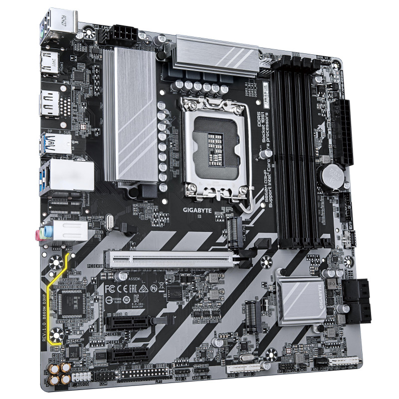 Gigabyte Материнська плата B860M D3HP sAM5 B860 4xDDR5 M.2 HDMI DP mATX