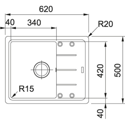 Franke BASIS BFG 611-62[114.0272.595]