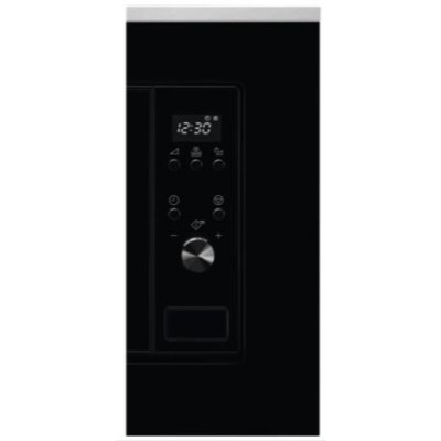 Electrolux Мікрохвильова піч вбудована, 20л, електрон. керування, 700Вт, дисплей, чорний+нерж Electrolux Мікрохвильова піч вбудована, 20л, електрон. керування, 700Вт, дисплей, чорний+нерж