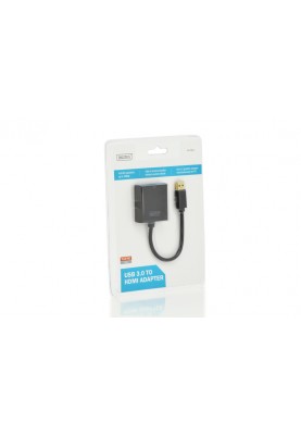 Digitus Адаптер USB 3.0 - HDMI Full HD, M/F, 0.15 m