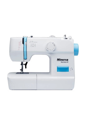 Minerva Швейна машина Horizon R, електромех., 71 Вт, 13 швейних операцій, петля напівавтомат, білий