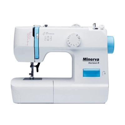 Minerva Швейна машина Horizon R, електромех., 71 Вт, 13 швейних операцій, петля напівавтомат, білий