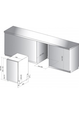 Whirlpool Вбудовувана посудомийна машина WSIC 3M27