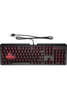 HP Клавіатура OMEN Encoder LED 104key Cherry MX Red USB Black