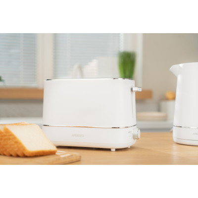 ARDESTO Тостер T-F420B, 800Вт, пластик, 2 слоти, білий ARDESTO Тостер T-F420B, 800Вт, пластик, 2 слоти, білий