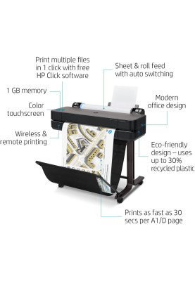 HP Принтер HP DesignJet T630 24" Wi-Fi