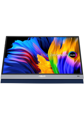 ASUS Монітор портативний 15.6" ZenScreen MQ16AH mHDMI, 2xUSB-C, OLED, 1ms, DCI-P3 100%, HDR10, Cover