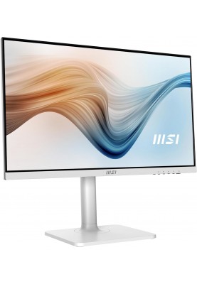 MSI Монітор 23.8" Modern MD2412PW HDMI, USB-C, MM, IPS, 100Hz, 4ms, sRGB 114%, Pivot, білий