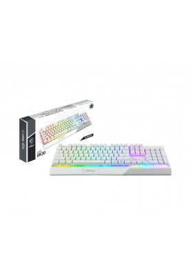 MSI Геймерська клавіатура Vigor GK30 WHITE UA