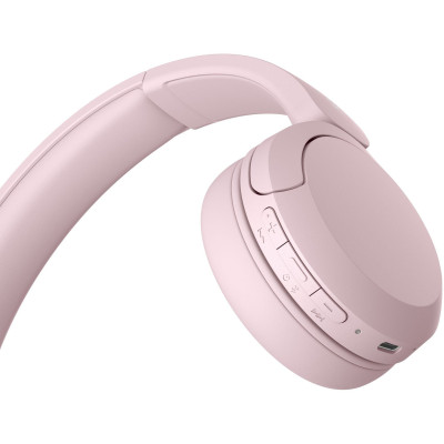 Sony Навушники On-ear WH-CH520 BT 5.2, SBC, AAC, Wireless, Mic, Розовий