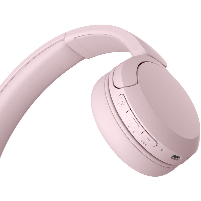 Sony Навушники On-ear WH-CH520 BT 5.2, SBC, AAC, Wireless, Mic, Рожевий