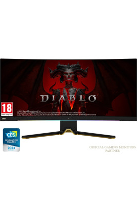 MSI Монітор 34.18" MEG342C-QD 2xHDMI, DP, USB-C, 4xUSB, Audio, OLED, 3440x1440, 21:9, 175Hz, 0.03ms, DCI-P3 99.3%, CURVED, FreeSync, HAS, HDR400