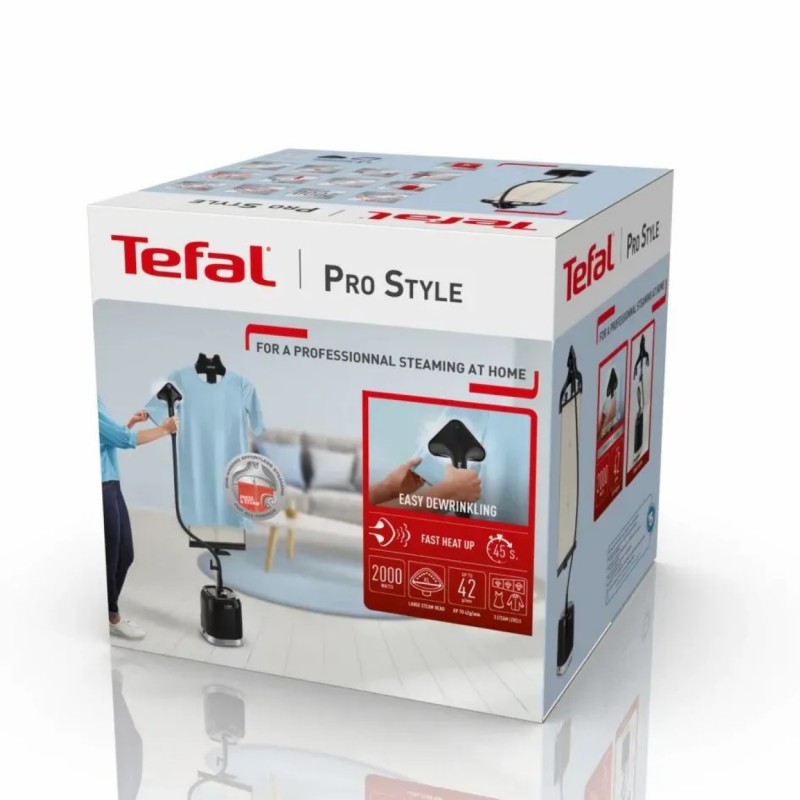 Tefal Відпарювач вертикальний Pro Style Garment, 2000Вт, 1500мл, постійна пара - 42гр, чорний