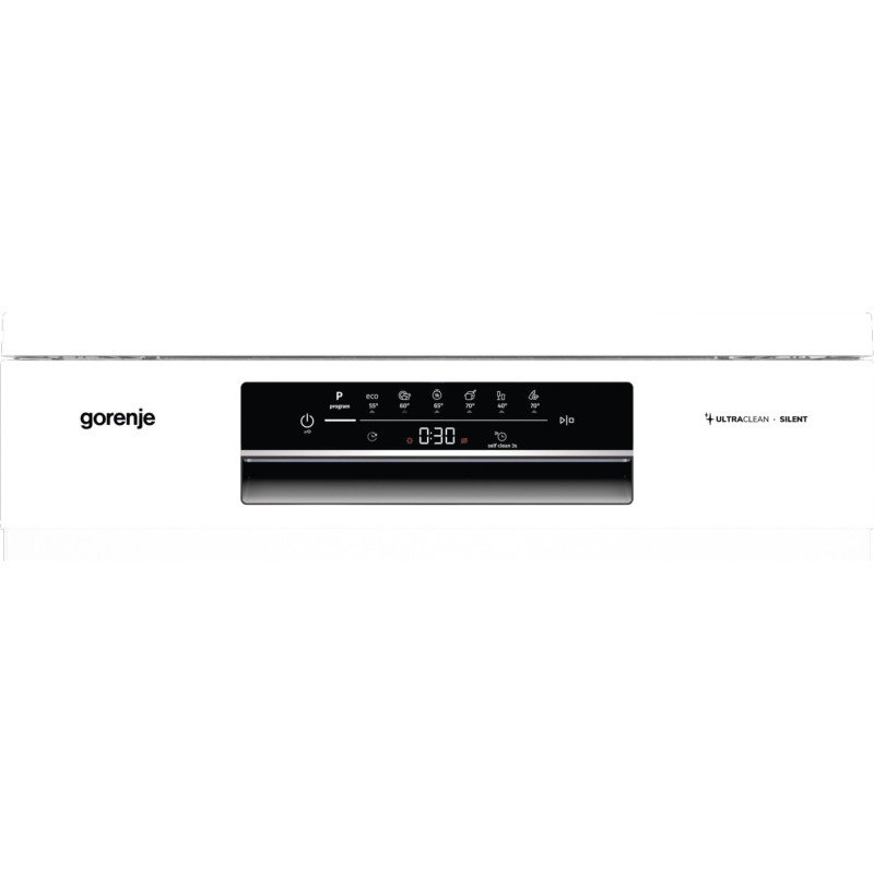 Gorenje Посудомийна машина, 16компл., A+++, 60см, дисплей, 3 кошика, AquaStop, білий