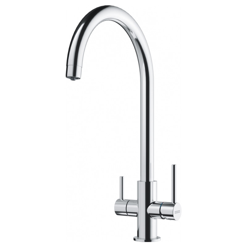 Franke Змішувач для кухні Lina Clear Water, довж.виливу - 272 мм, поворотний, 1+1 фільтр, хром