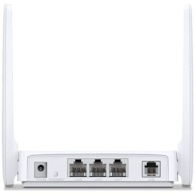 Mercusys Маршрутизатор ADSL MERCUSYS MW300D N300, ADSL2+, 3xFE LAN, 1xRJ11 WAN