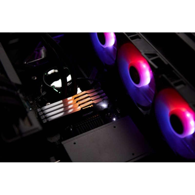 Kingston Пам'ять до ПК DDR5 4800 8GB FURY Beast RGB