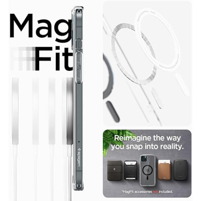 Spigen Чохол Apple iPhone 15 Ultra Hybrid MagFit, Black