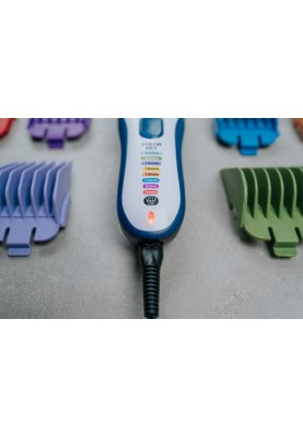 Wahl Набір для стрижки WAHL Color Pro Cordless, мережа акум., гребінець, ножиці, сталь, синій