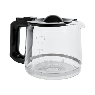 Russell Hobbs Кофеварка Heaton, 1.25л, мелена, чорно-срібний